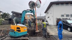 カーブミラー移設